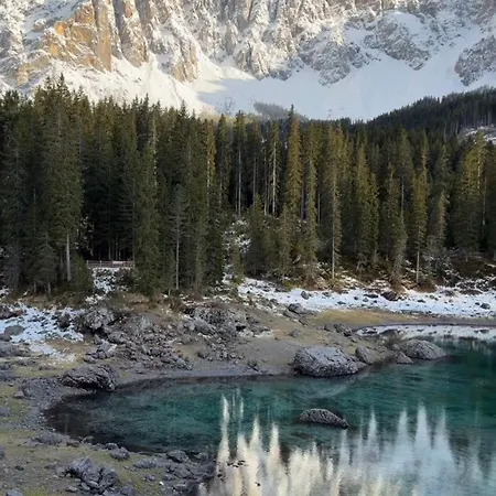 Golf & Carezza - Panoramici Direttamente Sulle Piste Da Sci Apartamento